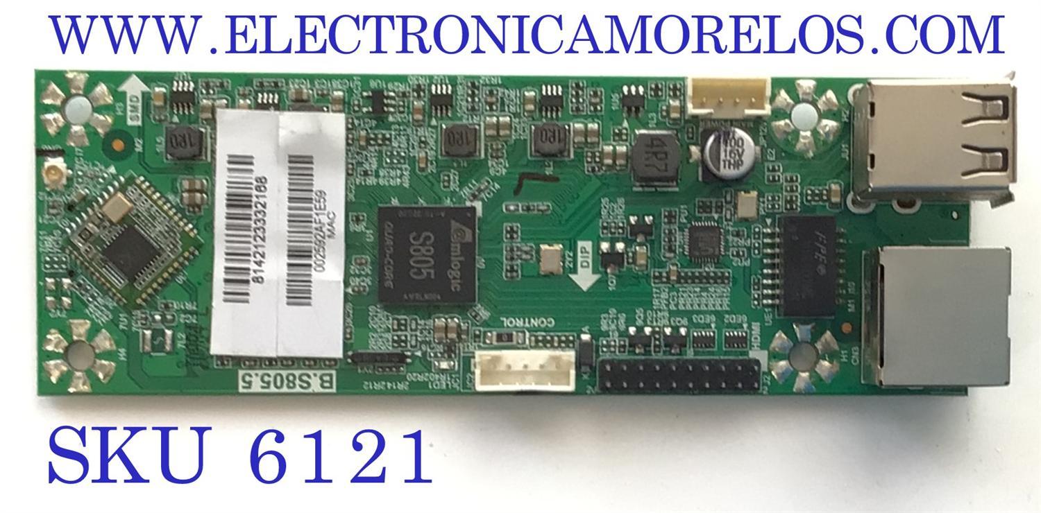 MODULO WIFI PARA TV HAIER / NUMERO DE PARTE 8142123332168 / B.S805.5 / T201606039A / K16070984 / PANEL HV550QUB-N81 / MODELO LE55B7200A